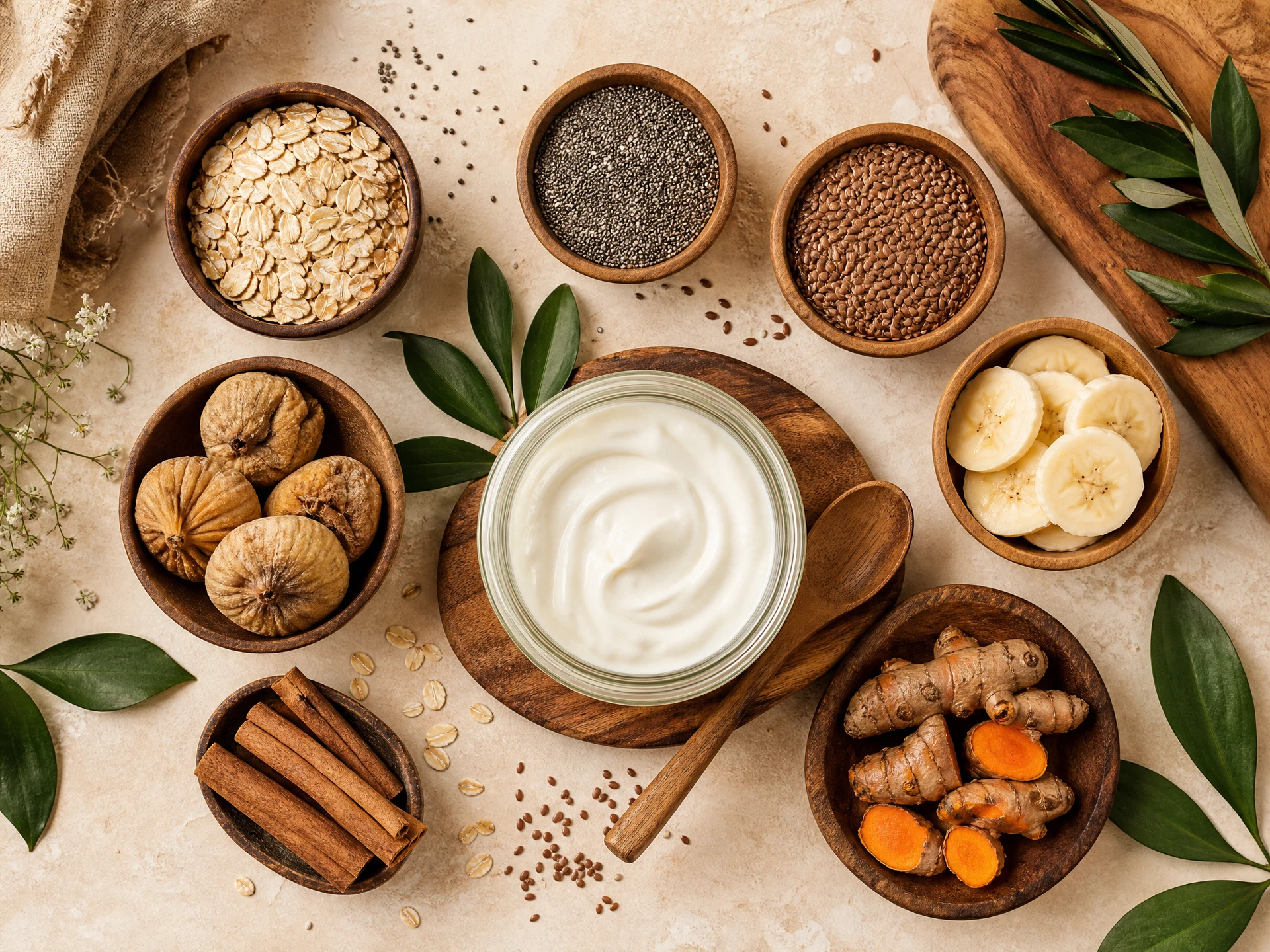 Ingredientes naturais prebióticos